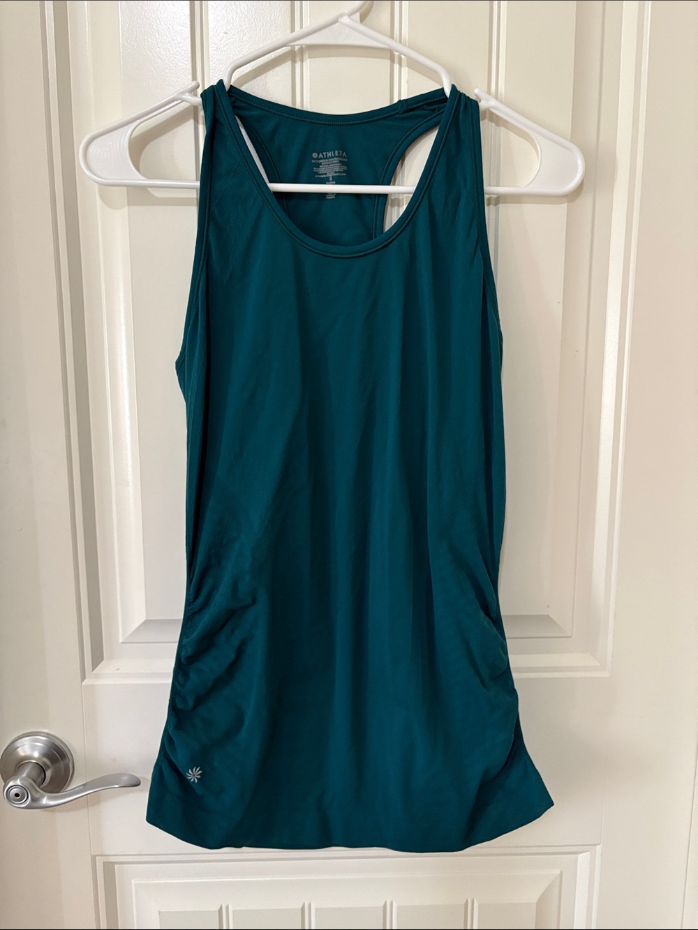 Athleta Deep Teal Racerback Tank Top (A2)‎